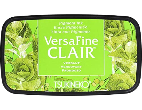 Tsukineko grünen Versafine Clair Tinte Pad, synthetischen Material, 5,6 x 9,7 x 2,3 cm, Matrial, 5.6 x 9.7 x 2.3 cm von Tsukineko