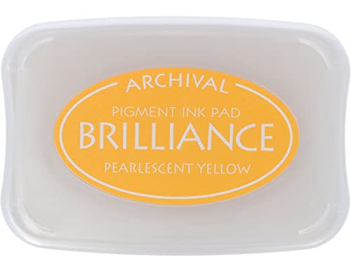 USA Produkt - Brilliance Pigment Stempelkissen-Pearlescent Yellow USA Produkt - Brilliance Pigment Stempelkissen-Pearlescent Yellow von Tsukineko