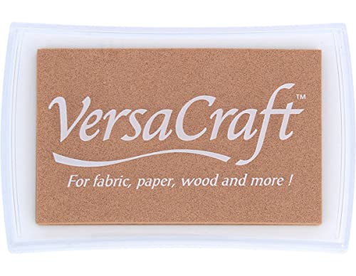 Tsukineko VersaCraft Stempelkissen - Beige, Sand - Groß - Wasserbasis, Deckend, Beständig gegen Ausbleichen - Embossing Tsukineko VersaCraft Stempelkissen - Beige, Sand - Groß - Wasserbasis, Deckend, Beständig gegen Ausbleichen - Embossing von Tsukineko