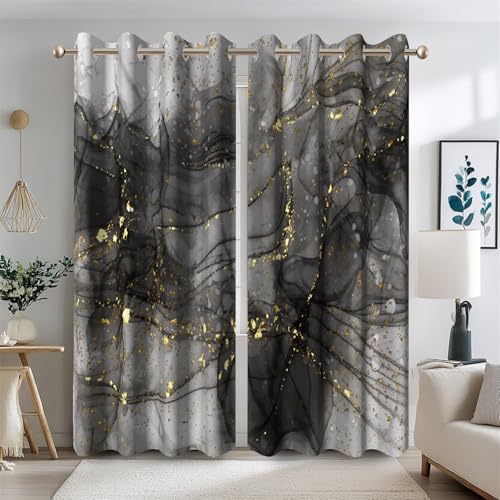 Ttincceer 135x215cm Grau Marmor Blackout Vorh채nge f체r Wohnzimmer Luxus Grau mit Gold Textur Fenster Dekorative Vorh채nge Rauschunterdr체ckung Moderne Lichtblockierung Vorh채nge 2 Panels Ttincceer 135x215cm Grau Marmor Blackout Vorh채nge f체r Wohnzimmer Luxus Grau mit Gold Textur Fenster Dekorative Vorh채nge Rauschunterdr체ckung Moderne Lichtblockierung Vorh채nge 2 Panels von Ttincceer