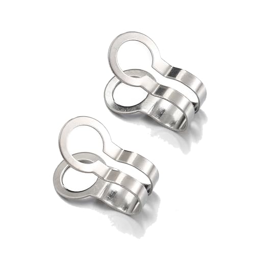 Ttiy Kugelkettenverbinder, Edelstahl-Schnalle, Doppelring-Schiebeverschluss für DIY-Schmuck, Schnalle, Zubehör, 50 Stück, 8 mm Ttiy Kugelkettenverbinder, Edelstahl-Schnalle, Doppelring-Schiebeverschluss für DIY-Schmuck, Schnalle, Zubehör, 50 Stück, 8 mm von Ttiy