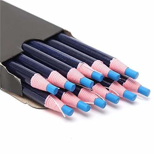 TuToy 12 Stück Marker Peel Off Chinagraph Fett Wachs Bleistift Für Metall Glas Stoff -Blue TuToy 12 Stück Marker Peel Off Chinagraph Fett Wachs Bleistift Für Metall Glas Stoff -Blue von TuToy