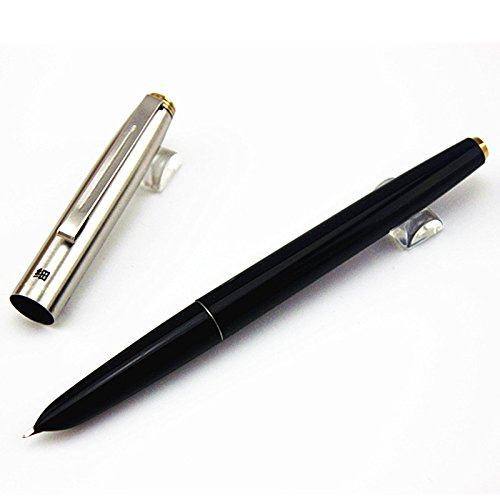 TuToy Hero 329 Silber Clip 0,38 Mm Iridium Nib Füllfederhalter Steel Pens - Schwarz TuToy Hero 329 Silber Clip 0,38 Mm Iridium Nib Füllfederhalter Steel Pens - Schwarz von TuToy
