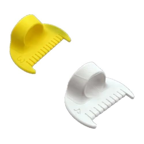 Tutoy 2-teiliges Nähschablonen-Führungswerkzeug-Set, Handnähen, Bordürenschloss, Stichzubehör, Stoffbastel-Fingerhut von TuToy