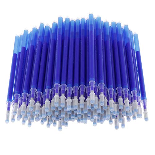 Tubayia 100 Stück Hitzelöschbare Stifte Nachfüllminen Markierung Stifte für Schneider Nähen Quilten (Blau) von Tubayia