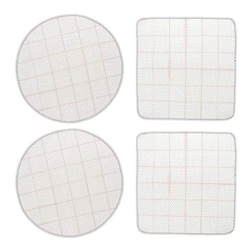 Tubayia 4 Stück Blank Latch Hook Teppich Leinwand für DIY Stickerei Handwerk Dekoration Tubayia 4 Stück Blank Latch Hook Teppich Leinwand für DIY Stickerei Handwerk Dekoration von Tubayia