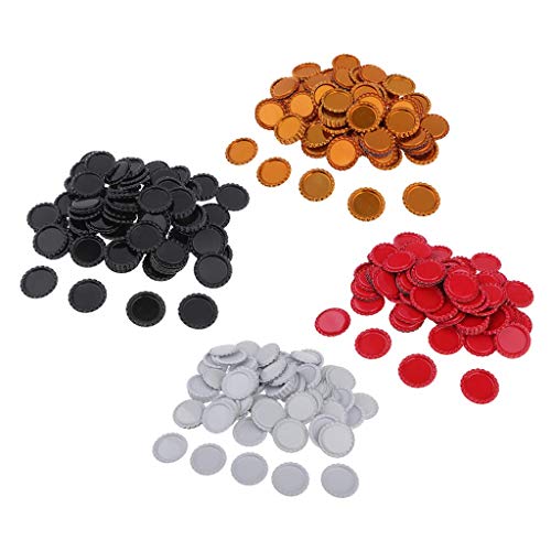Tubayia 400 Stück Abgeflachte Kronkorken für Scrapbooking DIY Handwerk Halskette Anhänger Tubayia 400 Stück Abgeflachte Kronkorken für Scrapbooking DIY Handwerk Halskette Anhänger von Tubayia