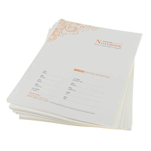 Tubayia 80 Blatt A4 Nachfüllung Notizpapier Ersatzblätter für Nachfüllbare Notizbuch Ringbuch Tubayia 80 Blatt A4 Nachfüllung Notizpapier Ersatzblätter für Nachfüllbare Notizbuch Ringbuch von Tubayia
