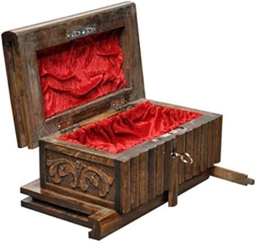 Tubibu Walnut Treasure Secret Magic Box Handgefertigte einzigartige Schmuckschatulle mit verstecktem Schlüssel Tubibu Walnut Treasure Secret Magic Box Handgefertigte einzigartige Schmuckschatulle mit verstecktem Schlüssel von Tubibu