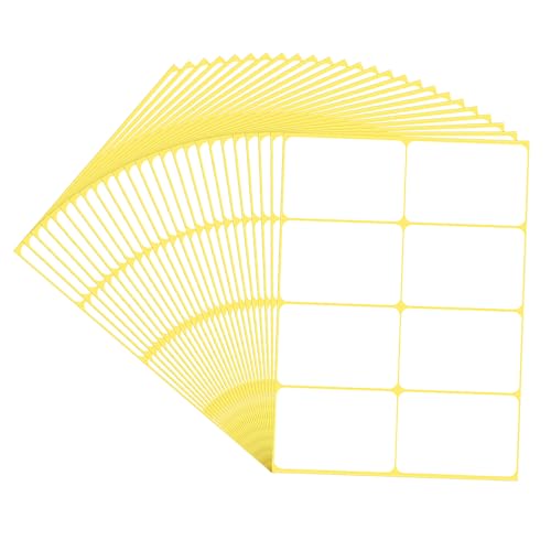 240 Stück Beschriftungsetiketten Aufkleber zum Beschriften, Etiketten Selbstklebend 7.3x4.8cm Universal Klebeetiketten für Büro, Küche, Schule 240 Stück Beschriftungsetiketten Aufkleber zum Beschriften, Etiketten Selbstklebend 7.3x4.8cm Universal Klebeetiketten für Büro, Küche, Schule von Tucnoeu