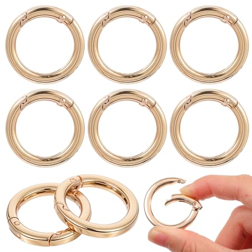 8 Stück Karabiner Rund Karabinerhaken Rund 25mm O-Ring Schlüsselringe Zinklegierung Runde Karabiner für Schlüsselbund DIY Taschen 8 Stück Karabiner Rund Karabinerhaken Rund 25mm O-Ring Schlüsselringe Zinklegierung Runde Karabiner für Schlüsselbund DIY Taschen von Tucnoeu