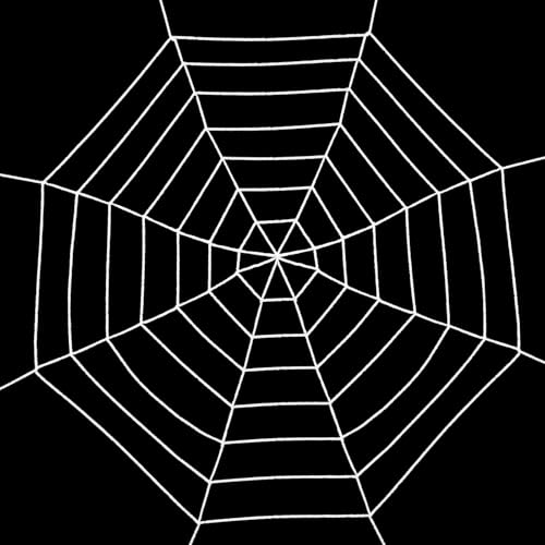 Tucnoeu 1pcs Spinnennetz Deko Baumwolle, 3.5M Halloween Spinnennetz, Weiß Spinnennetz, Große Spiderweb Decoration von Tucnoeu