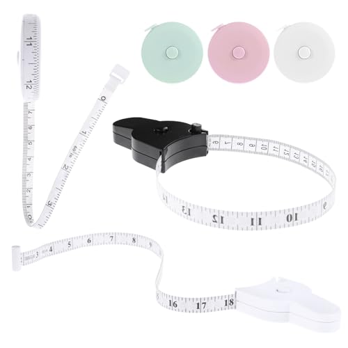 Tucnoeu 5 Stück Körermaßband Ergonomisches Massband Körper Umfangmaßband für Fitness Tucnoeu 5 Stück Körermaßband Ergonomisches Massband Körper Umfangmaßband für Fitness von Tucnoeu