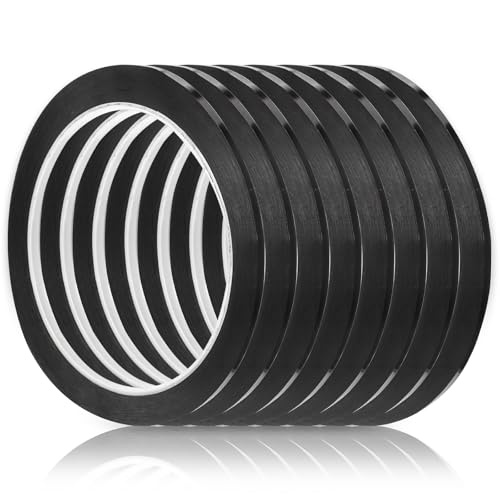 Tucnoeu 8 Stück Whiteboard Klebeband Schwarz Selbstklebend Grafikband Whiteboard Tape Schmales Gridding Grafikband Markierbänder für Büro Schule 3mm x 50m Tucnoeu 8 Stück Whiteboard Klebeband Schwarz Selbstklebend Grafikband Whiteboard Tape Schmales Gridding Grafikband Markierbänder für Büro Schule 3mm x 50m von Tucnoeu