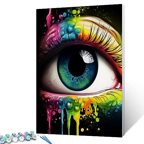Malen nach Zahlen für Erwachsene, Malen nach Zahlen auf Leinwand, Aquarell-Augen, Malen nach Zahlen für Erwachsene, DIY-Ölgemälde-Kits für Erwachsene, Pinsel, Acrylfarbe, Kunsthandwerk für Zuhause, Malen nach Zahlen für Erwachsene, Malen nach Zahlen auf Leinwand, Aquarell-Augen, Malen nach Zahlen für Erwachsene, DIY-Ölgemälde-Kits für Erwachsene, Pinsel, Acrylfarbe, Kunsthandwerk für Zuhause, von Tucocoo