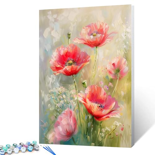 Tucocoo Malen-nach-Zahlen-Set mit Pinseln und Acryl-Pigmenten auf Leinwand, Gemälde für Erwachsene, Frühlingsblumen, natürliche Bilder für Zuhause, Wanddekoration, Geschenke, 40x 50 cm (DIY gerahmt) Tucocoo Malen-nach-Zahlen-Set mit Pinseln und Acryl-Pigmenten auf Leinwand, Gemälde für Erwachsene, Frühlingsblumen, natürliche Bilder für Zuhause, Wanddekoration, Geschenke, 40x 50 cm (DIY gerahmt) von Tucocoo