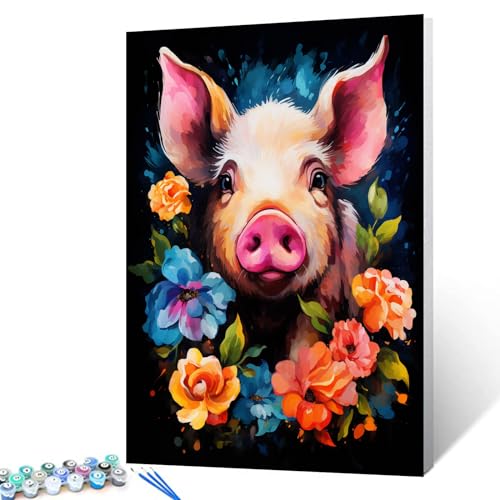 Tucocoo Malen nach Zahlen mit Pinseln und Acrylpigmenten auf Leinwand, Gemälde für Erwachsene, abstrakte Blumen, Tiere, Nahaufnahme, Bild für Zuhause, Wanddekoration, Geschenke, 40x50cm (DIY gerahmt) Tucocoo Malen nach Zahlen mit Pinseln und Acrylpigmenten auf Leinwand, Gemälde für Erwachsene, abstrakte Blumen, Tiere, Nahaufnahme, Bild für Zuhause, Wanddekoration, Geschenke, 40x50cm (DIY gerahmt) von Tucocoo