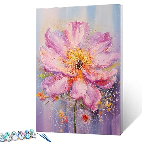 Tucocoo Pfingstrosen-Blumen, Malen nach Zahlen für Erwachsene, Anfänger, DIY digitales Ölgemälde-Set auf Leinwand mit Pinseln und Acrylpigment, Bunte Blüten Blumen für Heimdekoration, Geschenke, Tucocoo Pfingstrosen-Blumen, Malen nach Zahlen für Erwachsene, Anfänger, DIY digitales Ölgemälde-Set auf Leinwand mit Pinseln und Acrylpigment, Bunte Blüten Blumen für Heimdekoration, Geschenke, von Tucocoo