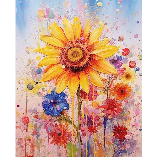 Tucocoo Sonnenblume Malen nach Zahlen für Erwachsene Anfänger, DIY Digital Ölgemälde Kits auf Leinwand mit Pinseln und Acrylpigment, schöne Blüte Blumen für Home Wall Decor 40 x 50 cm (Rahmenlos) Tucocoo Sonnenblume Malen nach Zahlen für Erwachsene Anfänger, DIY Digital Ölgemälde Kits auf Leinwand mit Pinseln und Acrylpigment, schöne Blüte Blumen für Home Wall Decor 40 x 50 cm (Rahmenlos) von Tucocoo