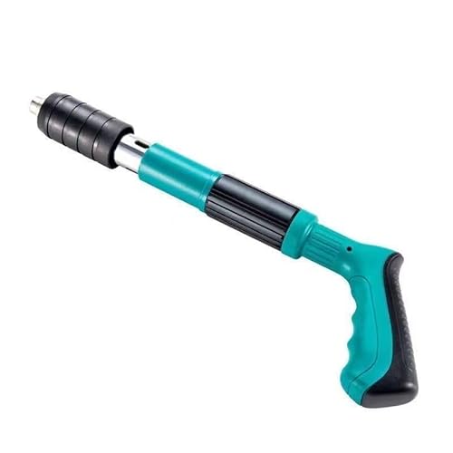 Manuelle Mini-Nagelpistole aus Stahl, Multifunktions-Niet-Luftnagler, Wandbefestigungswerkzeug, geräuscharm, tragbare Nagelschießmaschine (200 Nägel) von Tudegy