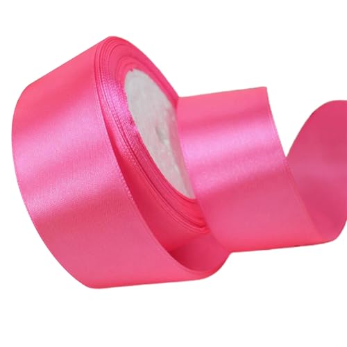 Tuelaly Geschenkband, 4 cm breit, elegantes Satinband, Hochzeitsband, Rolle, 22 m x 4 cm, Geschenkverpackung, Blumensträuße, Schleifen, Heimdekoration, Hot Pink Tuelaly Geschenkband, 4 cm breit, elegantes Satinband, Hochzeitsband, Rolle, 22 m x 4 cm, Geschenkverpackung, Blumensträuße, Schleifen, Heimdekoration, Hot Pink von Tuelaly