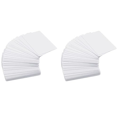 Tuesoa 100er-Pack Premium-PVC-Karten, CR80 30Mil, Weiße Plastikkarten in Grafikqualität für Foto-ID-Ausweisdrucker Tuesoa 100er-Pack Premium-PVC-Karten, CR80 30Mil, Weiße Plastikkarten in Grafikqualität für Foto-ID-Ausweisdrucker von Tuesoa
