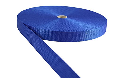 Gurtband Polypropylene Blau 30mm Breit - 50 meter von tukan-tex