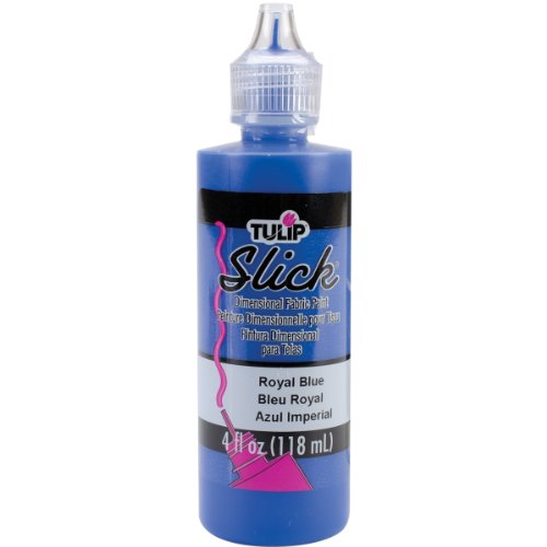 Bulk Buy: Duncan Crafts Tulip Slick dreidimensionale Stoffmalfarbe, 4 Unzen Royal Blau fls-13–4 (3er Pack) von Tulip