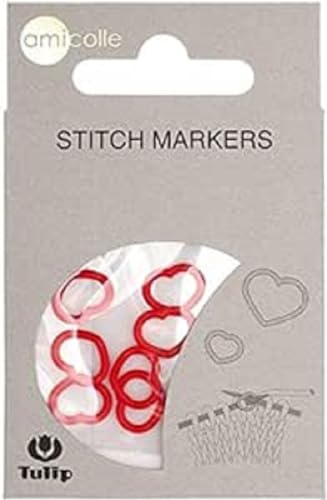 Tulip AC-005E Stitch Markers, Red, S von Tulip