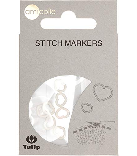 Tulip AC-014E Stitch Markers, White, M von Tulip
