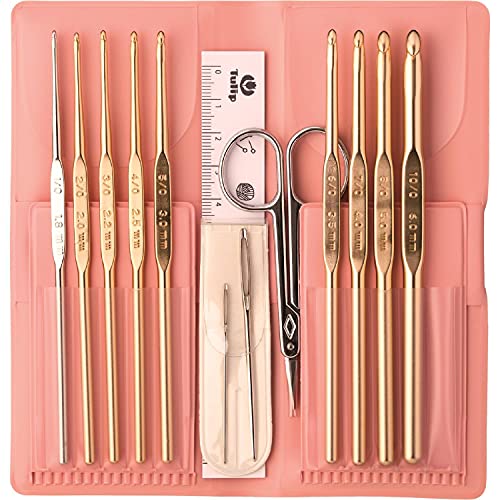 Tulip Classic Häkelnadel Set, pink, 1,8-6 mm Tulip Classic Häkelnadel Set, pink, 1,8-6 mm von Tulip