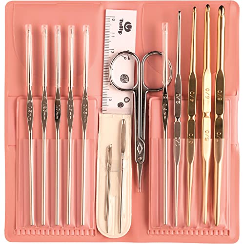 Tulip Classic Häkelnadel Set, pink, 7,6 cm Tulip Classic Häkelnadel Set, pink, 7,6 cm von Tulip
