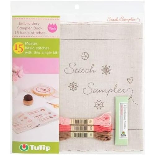 Tulip EK-101E Embroidery Sampler Book, Ecru, One Size von Tulip