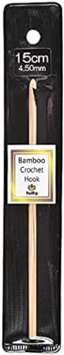 Tulip KNH060400 Crochet Hook, Bambus, Beige, 4 mm von Tulip