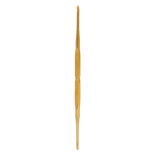 Tulip TA-1055E Crochet Hook, Stahl, Gold, 3-4 (2.2-2.5mm) von Tulip