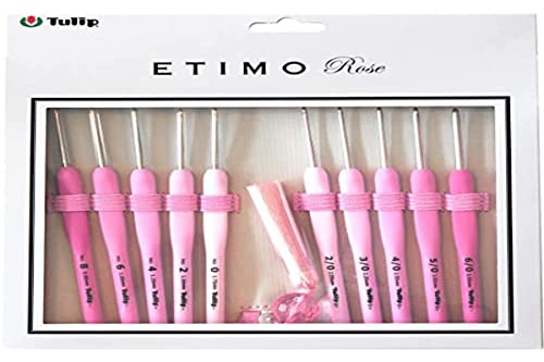 Tulip TEL-001E Crochet Hook, Legierter Stahl, Pink, Einheitsgröße Tulip TEL-001E Crochet Hook, Legierter Stahl, Pink, Einheitsgröße von Tulip