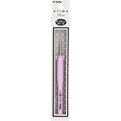 Tulip TEL-15E Crochet Hook, Legierter Stahl, Pink, Einheitsgröße Tulip TEL-15E Crochet Hook, Legierter Stahl, Pink, Einheitsgröße von Tulip