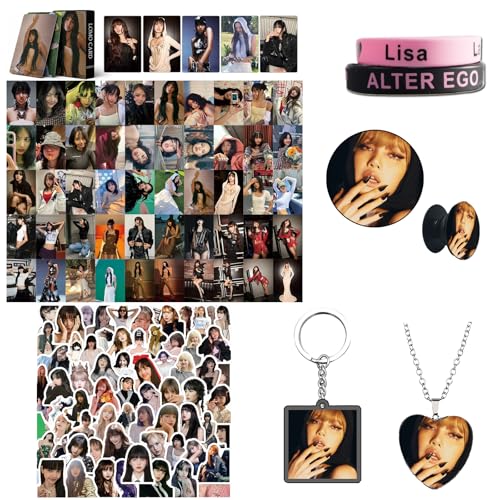 Tulufanskrr Blackpink Lisa Geschenk Fans Set für Blink, Blackpink Fanartikel, Kpop Lisa Merchandise Geschenke Rucksack Karte Schlüsselbund Tulufanskrr Blackpink Lisa Geschenk Fans Set für Blink, Blackpink Fanartikel, Kpop Lisa Merchandise Geschenke Rucksack Karte Schlüsselbund von Tulufanskrr
