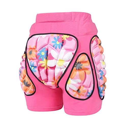 Tumnea Kinder Gepolsterte Protektorhose 3D Gepolstert Protektorhose Atmungsaktive Hüftschutz Eva Pad Unterhose Kurz Schutzhose für Ski Skifahren Skateboard Snowboard von Tumnea