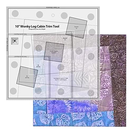 Tumotsit Acryl-Quilt-Vorlagen zum Schneiden – Nähen, Patchwork-Lineal, Quilt-Vorlagen, Acryl, Blockhütte, Trimmwerkzeug zum Schneiden von Mustern, Nähzubehör Tumotsit Acryl-Quilt-Vorlagen zum Schneiden – Nähen, Patchwork-Lineal, Quilt-Vorlagen, Acryl, Blockhütte, Trimmwerkzeug zum Schneiden von Mustern, Nähzubehör von Tumotsit
