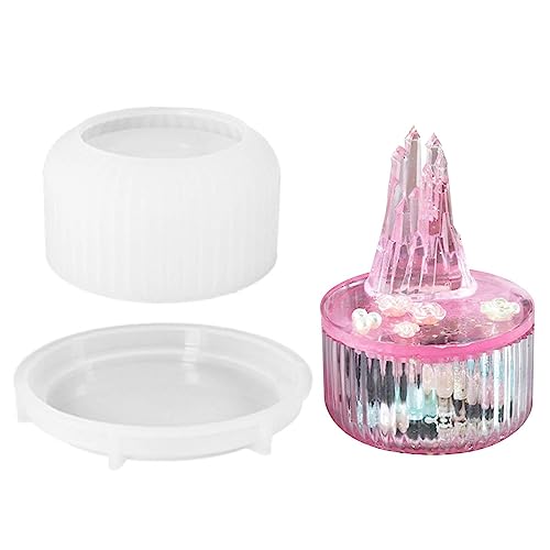 Harzformen aus Silikon, Epoxidharz, Silikonformen, langlebig und flexibel, gestreift, für Epoxidharz, DIY-Schmuck und Aufbewahrungsbehälter Harzformen aus Silikon, Epoxidharz, Silikonformen, langlebig und flexibel, gestreift, für Epoxidharz, DIY-Schmuck und Aufbewahrungsbehälter von Tumotsit