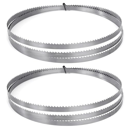 Tunejoy Bandsägeblatt 1790 x 9,5 x 0,35mm 6ZPZ Sägeband für Holzbandsägeblatt Hartholz Brennholz Sperrholz Kunstoff 2 Stück von Tunejoy