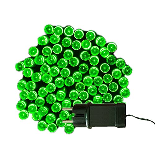 Tuokay, Innen Lichterkette mit Stecker, 13m 100 LED 8 Modi Wasserdicht, Dekorative Girlande Kette für Balkon Terrasse Hof Garten Weihnachtsbaum Party Fest Deko (Grün) von Tuokay