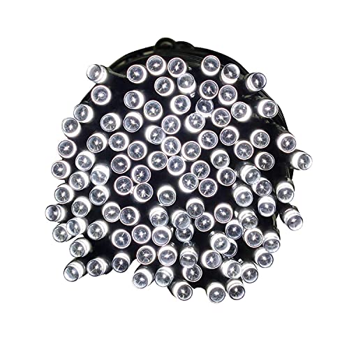 Tuokay, Innen Lichterkette mit Stecker, 23m 200 LED 8 Modi Wasserdicht Kette, Dekorative Girlande für Balkon Terrasse Hof Garten Weihnachtsbaum Party Fest Deko (Weiß) von Tuokay
