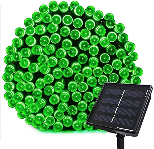 Tuokay, Solar Lichterkette Außen, 22m 200 LED 8 Modi, Wasserdicht LED Außenlichterkette, Dekorative Beleuchtung für Garten Balkon Pavillon Terrasse Rasen Hof Zaun Deko (Grün) von Tuokay