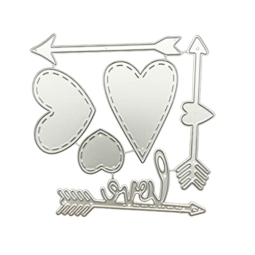 Valentinstag-Metall-Stanzformen, Stempel, Schablonen, Schablonen für Prägung, Scrapbooking, Dekoration Valentinstag-Metall-Stanzformen, Stempel, Schablonen, Schablonen für Prägung, Scrapbooking, Dekoration von Tuokend