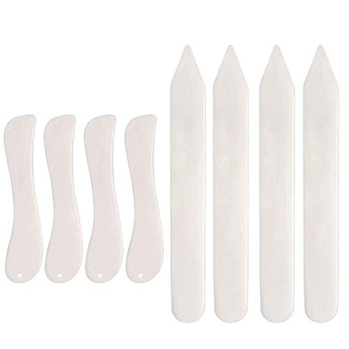 8-teiliges Falzbein-Werkzeug-Set, Ritzwerkzeug für Papierbastelarbeiten, Buchbindung, Kartenherstellung und Bürobedarf für DIY, handgefertigtes Leder, zum Polieren von Büchern, Karten und von Tuoservo
