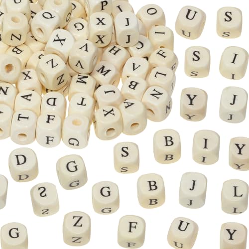 Tupalizy 500 Stück Holz-Buchstabenperlen, quadratische Alphabet-Perlen, Würfel-Buchstaben für Armbänder, Halsketten, Schmuckherstellung, Schlüsselanhänger, Makramee, DIY, Kunst, Bastelprojekte Tupalizy 500 Stück Holz-Buchstabenperlen, quadratische Alphabet-Perlen, Würfel-Buchstaben für Armbänder, Halsketten, Schmuckherstellung, Schlüsselanhänger, Makramee, DIY, Kunst, Bastelprojekte von Tupalizy