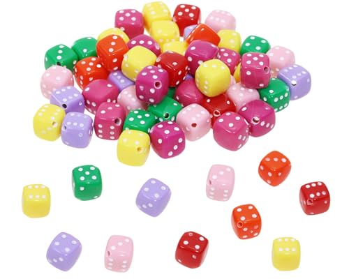Tupalizy 8 mm Acryl-Würfelperlen, Mini-Würfelperlen für Armbänder, Schmuckherstellung, Schlüsselanhänger, Halsketten, Ohrringe, Bastelarbeiten, Brettspiele, Klassenzimmer, Familie, Party, Geschenke Tupalizy 8 mm Acryl-Würfelperlen, Mini-Würfelperlen für Armbänder, Schmuckherstellung, Schlüsselanhänger, Halsketten, Ohrringe, Bastelarbeiten, Brettspiele, Klassenzimmer, Familie, Party, Geschenke von Tupalizy