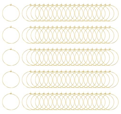 Tupalizy Weinglas-Charm-Ringe, Ohrringe, Perlen, offene Binderinge für Schmuckherstellung, DIY-Perlenhandwerksprojekte, Hochzeit, Weihnachten, Geburtstag, Party, Festival, Zubehör, 100 Stück (35 mm Tupalizy Weinglas-Charm-Ringe, Ohrringe, Perlen, offene Binderinge für Schmuckherstellung, DIY-Perlenhandwerksprojekte, Hochzeit, Weihnachten, Geburtstag, Party, Festival, Zubehör, 100 Stück (35 mm von Tupalizy
